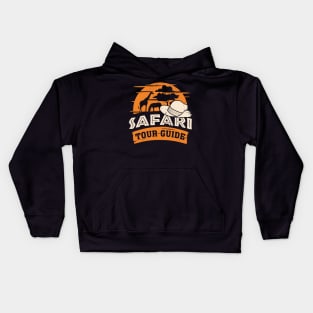 Safari Tour Guide Gift Kids Hoodie